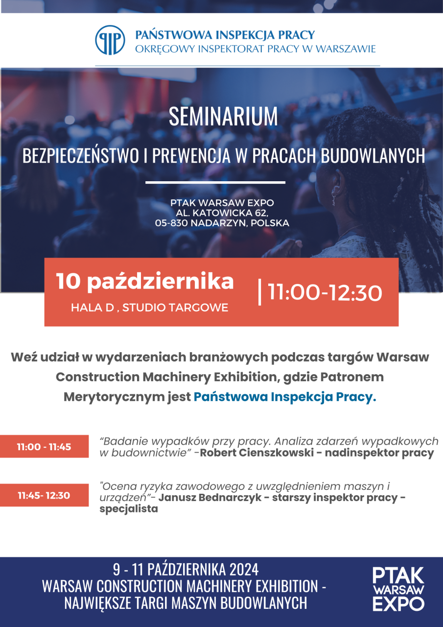 Seminarium- Bezpieczeństwo i prewencja w pracach budowlanych