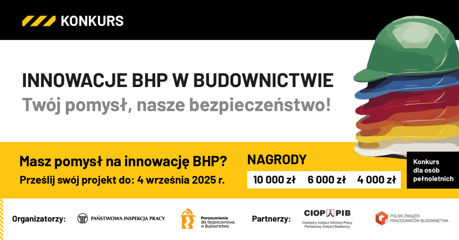 Konkurs „Innowacje BHP w budownictwie