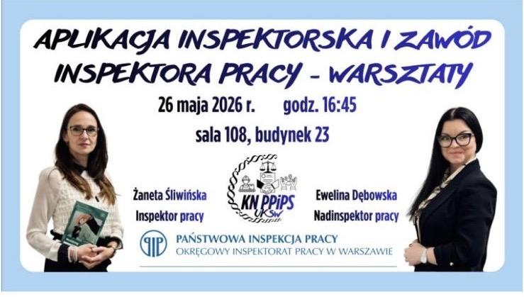 Aplikacja inspektorska i praca inspektora- warsztaty na UKSW